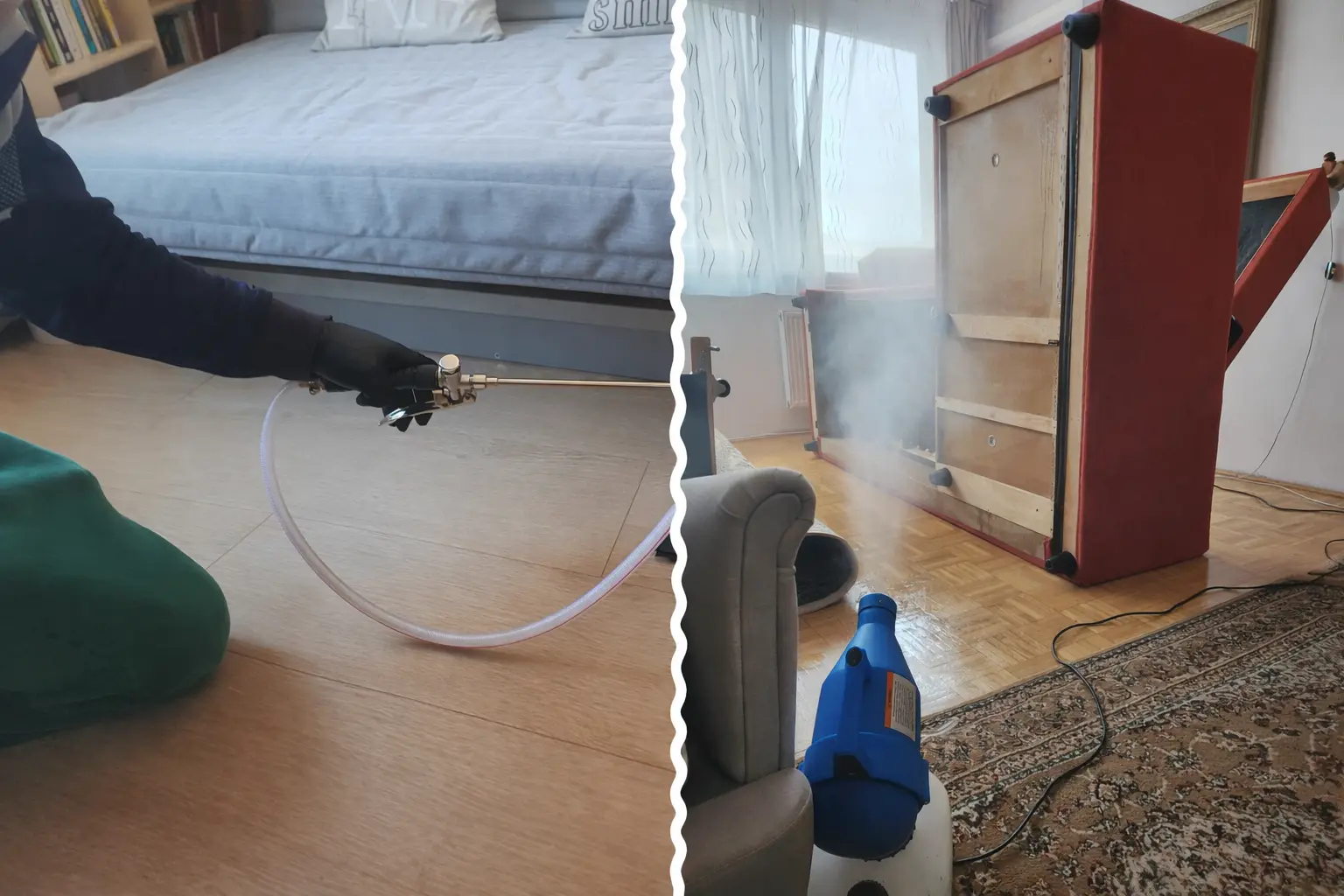 Tratamiento químico y nebulización